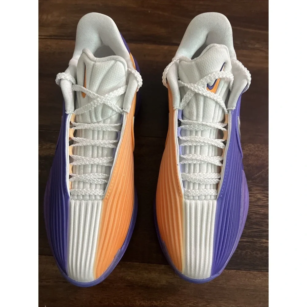 New Nike Mens‎ Air Zoom GT Cut 3 Basketball Shoes Size 5.5 Purple Orange
